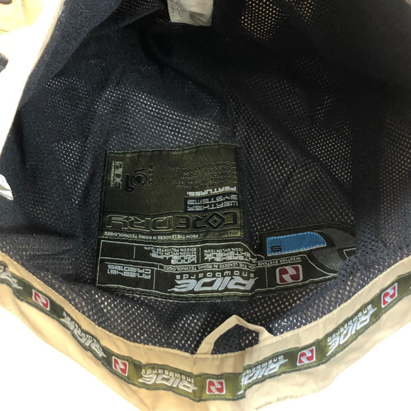 Ride Mens Activewear Snowboarding Pants Beige Mesh‎ Lined Pockets S - Picture 11 of 12